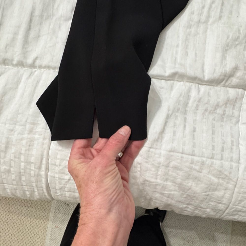 J.Crew Easy Pull-On Dress Pants Black Size 4 | Flat Front Trousers- like new! - Picture 6 of 9